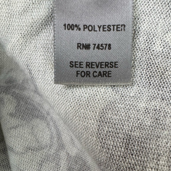 Vintage Cache Knit Baroque Print Top M Gold Black Long Sleeve Stretch - Picture 5 of 11